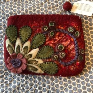 Felted clutch